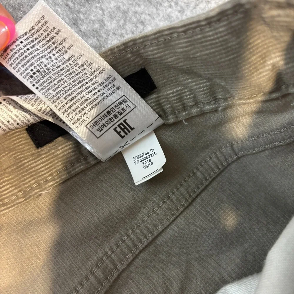 Banana Republic Slim Fit Men's Corduroy Pants Tan Stretch Cotton 32x30